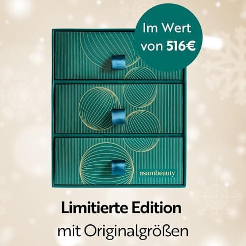 M. Asam Adventskalender 2025 - Make-up Adventskalender für Beauty-Liebhaber im Wert von 225 €, 24 Beauty-Überraschungen,