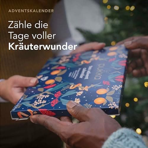 Pukka Bio Tee Geschenkset Wohlfühlkalender 2025 12 Tee Varianten EU Organic Soil Association