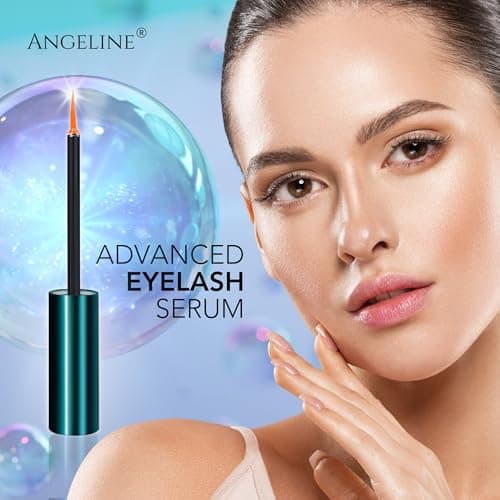 Natürliches Hormonfreies Wimpernserum Lash Serum 5ML für Längere Wimpern und Schnelleres Wachstum Vegan