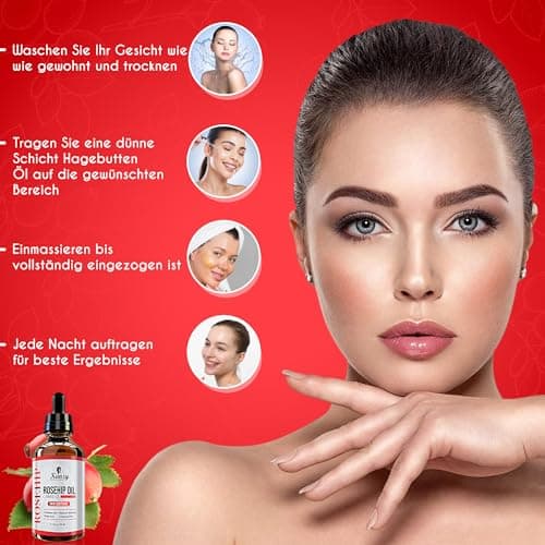 Kanzy Bio-Kalte-Druck-Jojobaöl 100% Reines Gold 120ml Gesichts- und Körperöl, Vegan & Hexanfrei, Anti-Falten, NATURALLY