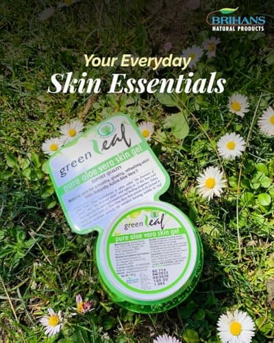 Green Leaf Pure Aloe Vera Skin Gel für sensiblesóbeweisbar bei Trockenheit und Reizungen  
| Green Leaf Pure Aloe Vera