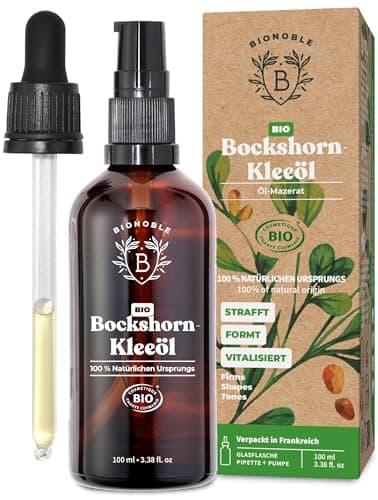 BIONOBLE Jojobaöl Bio Kaltgepresst für Sehnenpflege und Pickelregulation - Haare, Gesicht, Körper, Nägel - Hexanfrei, V