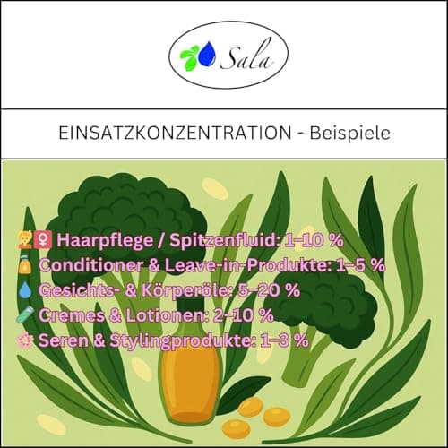 Sala Jojobaöl kaltgepresst BIO für Baby & Kind in Glasflasche 1 L EU Organic