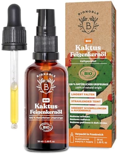 BIONOBLE Jojobaöl Bio Kaltgepresst für Sehnenpflege und Pickelregulation - Haare, Gesicht, Körper, Nägel - Hexanfrei, V