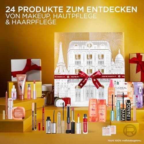 L'Oréal Paris Geschenkset 2025: 12 Beauty-Überraschungen für kleine Luxusmomente
| L'Oréal Paris Weihnachtsgutschein: 1