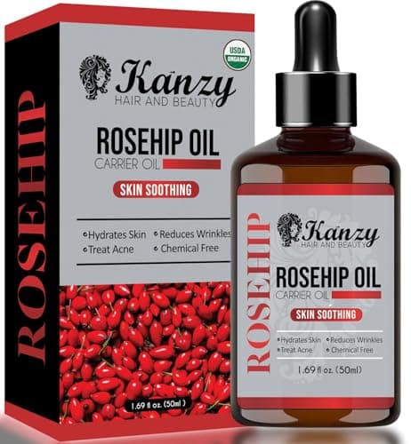 Kanzy Bio-Kalte-Druck-Jojobaöl 100% Reines Gold 120ml Gesichts- und Körperöl, Vegan & Hexanfrei, Anti-Falten, NATURALLY