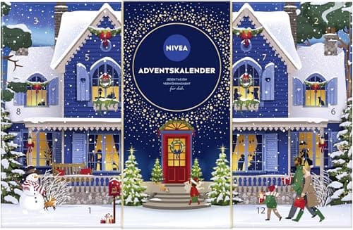 NIVEA Adventskalender 2025 - 24 Türchen mit verwöhnenden NIVEA Pflegeprodukten für die Adventszeit
| NIVEA Adventskalen