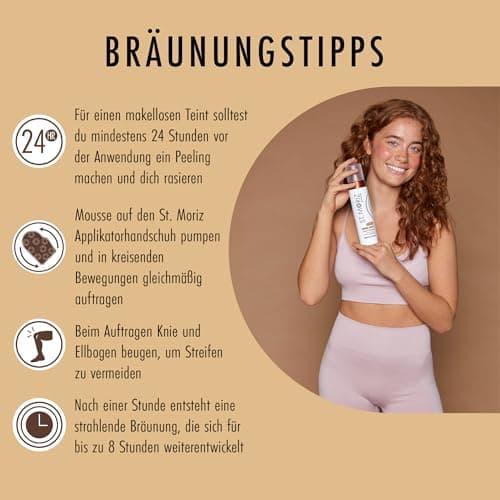 ST. MORITZ Selbstbräuner Face Mist - Für ein sanftes Bronzieren des Gesichts, ideal für tägliche Verwendung - Mit Pflanz
