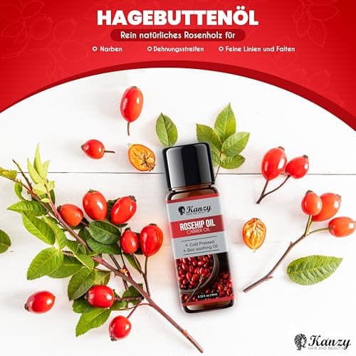 Kanzy Bio-Kalte-Druck-Jojobaöl 100% Reines Gold 120ml Gesichts- und Körperöl, Vegan & Hexanfrei, Anti-Falten, NATURALLY