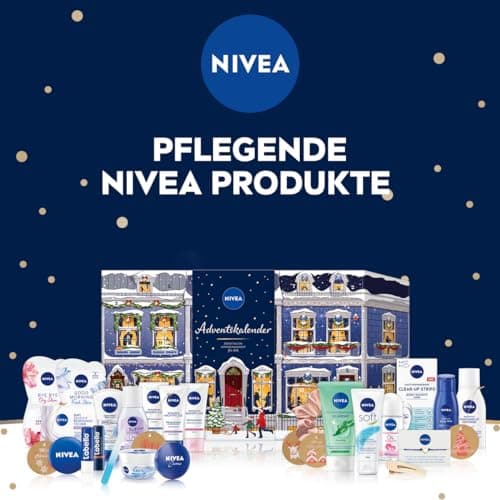 NIVEA Adventskalender 2025 - 24 Türchen mit verwöhnenden NIVEA Pflegeprodukten für die Adventszeit
| NIVEA Adventskalen