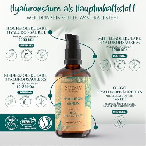 BIO Retinol Serum Hochdosiert für Faltenvernunfuss Gegen Falten mit Retinal + 7 Power Wirkstoffe