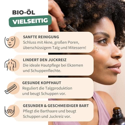 BIONOBLE Jojobaöl Bio Kaltgepresst für Sehnenpflege und Pickelregulation - Haare, Gesicht, Körper, Nägel - Hexanfrei, V