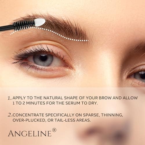 Natürliches Hormonfreies Wimpernserum Lash Serum 5ML für Längere Wimpern und Schnelleres Wachstum Vegan