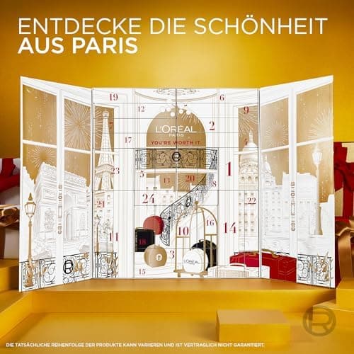 L'Oréal Paris Geschenkset 2025: 12 Beauty-Überraschungen für kleine Luxusmomente
| L'Oréal Paris Weihnachtsgutschein: 1
