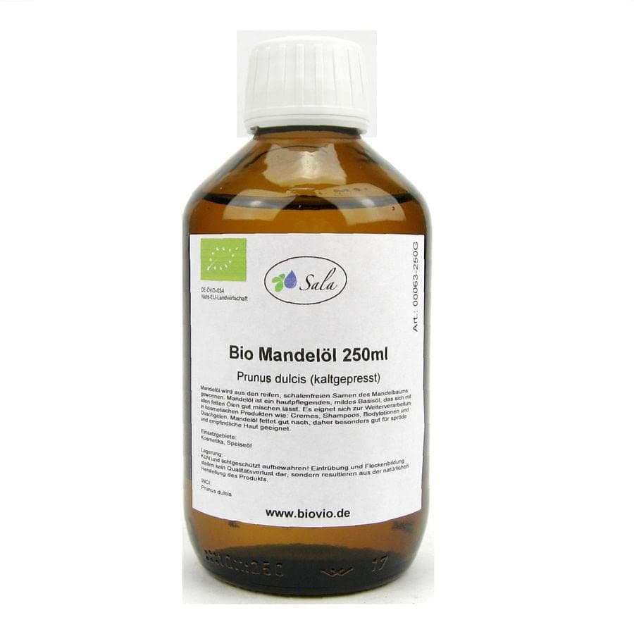 Sala Jojobaöl kaltgepresst BIO für Baby & Kind in Glasflasche 1 L EU Organic