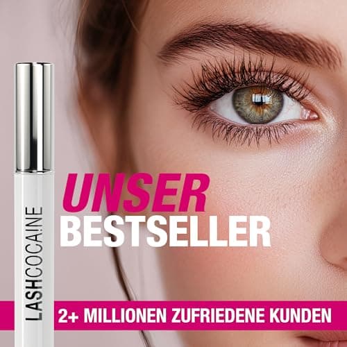 Mini LASHCOCA!NE Wimpernserum für Wachstum & lange Wimpern | veganer Booster aus Deutschland | Testsieger für Wimpernver
