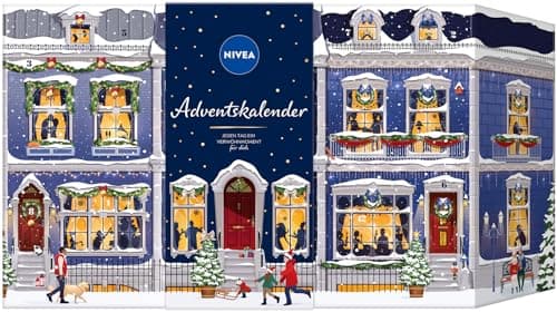 NIVEA Adventskalender 2025 - 24 Türchen mit verwöhnenden NIVEA Pflegeprodukten für die Adventszeit
| NIVEA Adventskalen