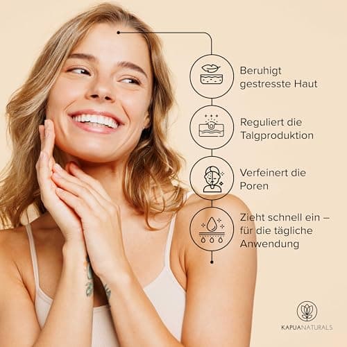 Bio Niacinamide Serum Hochdosiert für reife Haut 100ml • 10% Niacinamide + 1% Zink • Verkleinert Poren & verringert Flec