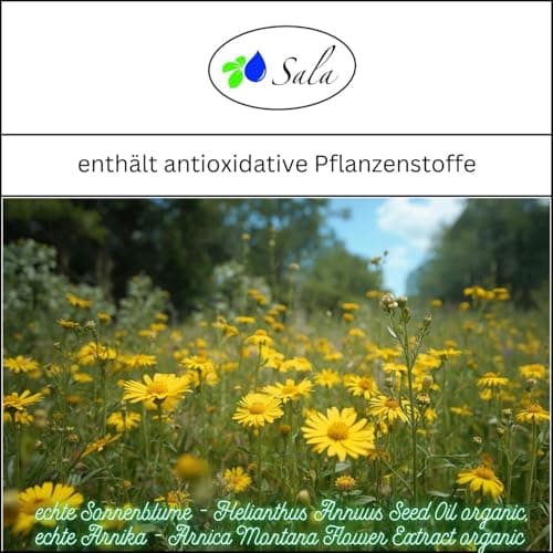 Sala Jojobaöl kaltgepresst BIO für Baby & Kind in Glasflasche 1 L EU Organic
