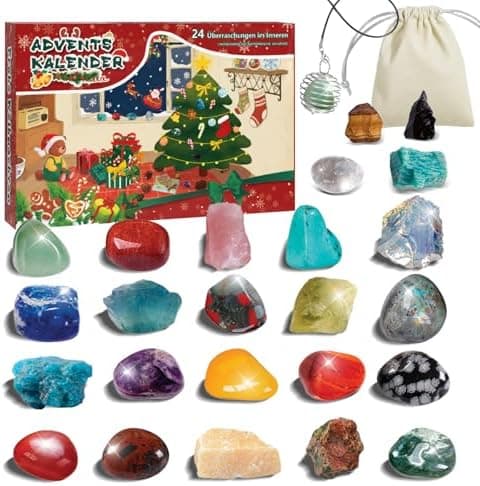 Kinder Adventskalender 2025 24 Tage Weihnachts Countdown Kalender für Mädchen und Jungen
| 24 Kristalle Adventskalender