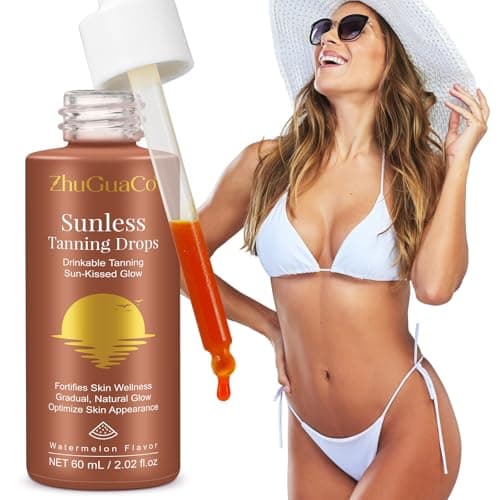 **Self Tanning Drops Für Eine Natürliche Bräune, 60ml, Sicher Und Langanhaltend, Für Alle Hauttypen, Selbstbräuner-Trop