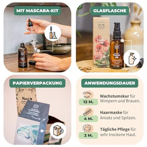 BIONOBLE Jojobaöl Bio Kaltgepresst für Sehnenpflege und Pickelregulation - Haare, Gesicht, Körper, Nägel - Hexanfrei, V