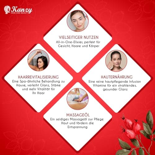 Kanzy Bio-Kalte-Druck-Jojobaöl 100% Reines Gold 120ml Gesichts- und Körperöl, Vegan & Hexanfrei, Anti-Falten, NATURALLY