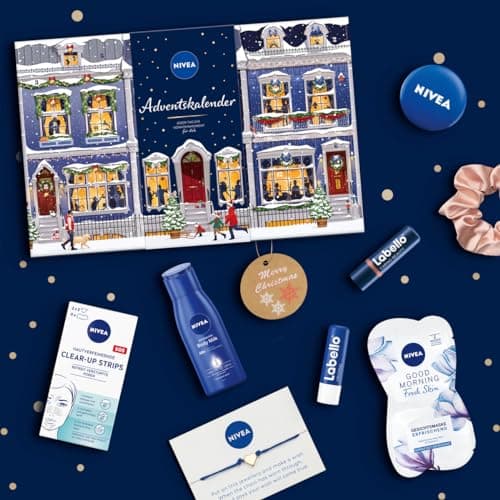 NIVEA Adventskalender 2025 - 24 Türchen mit verwöhnenden NIVEA Pflegeprodukten für die Adventszeit
| NIVEA Adventskalen