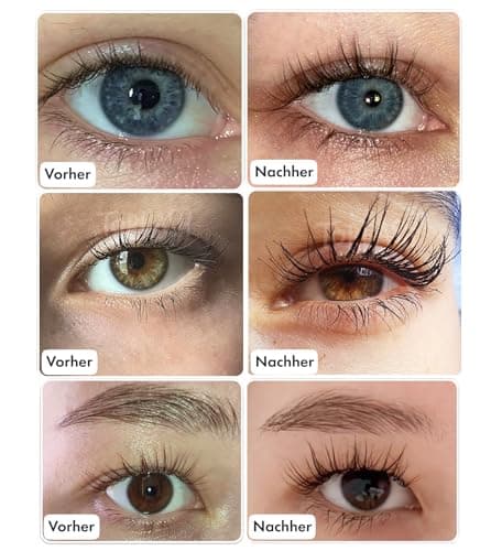 Wimpernwachstumsserum für längere dicke vollere Wimpern - natürliches Serum - 3 ml - Augenbrauenförderung