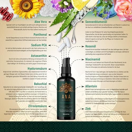 NIACINAMIDE SERUM 10% - Vegan & Bio - ANA Naturkosmetik - Bekommt überflüssiges Öl und Rötungen unter Kontrolle - Verkle