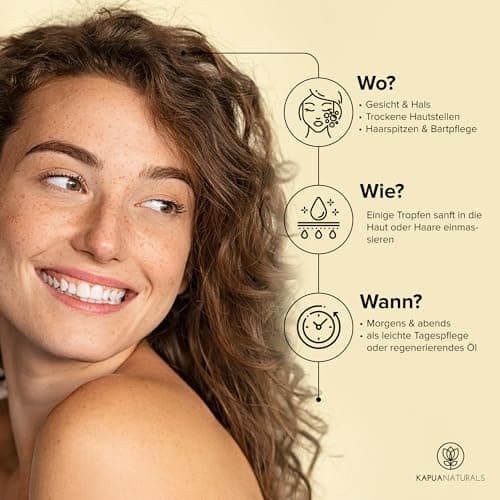 Jojobaöl Bio Kaltgepresst - 100ml - COSMOS Zertifiziert - Für Haare und Gesicht - Reguliert Sebum, Anti-Pickel - Ceramid