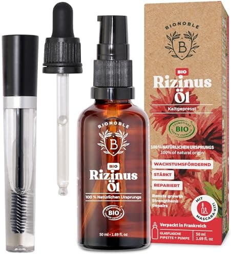 BIONOBLE Jojobaöl Bio Kaltgepresst für Sehnenpflege und Pickelregulation - Haare, Gesicht, Körper, Nägel - Hexanfrei, V
