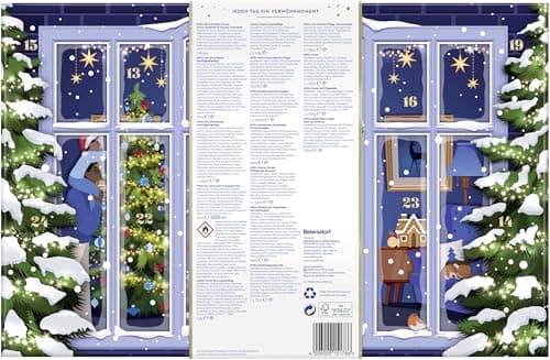 NIVEA Adventskalender 2025 - 24 Türchen mit verwöhnenden NIVEA Pflegeprodukten für die Adventszeit
| NIVEA Adventskalen