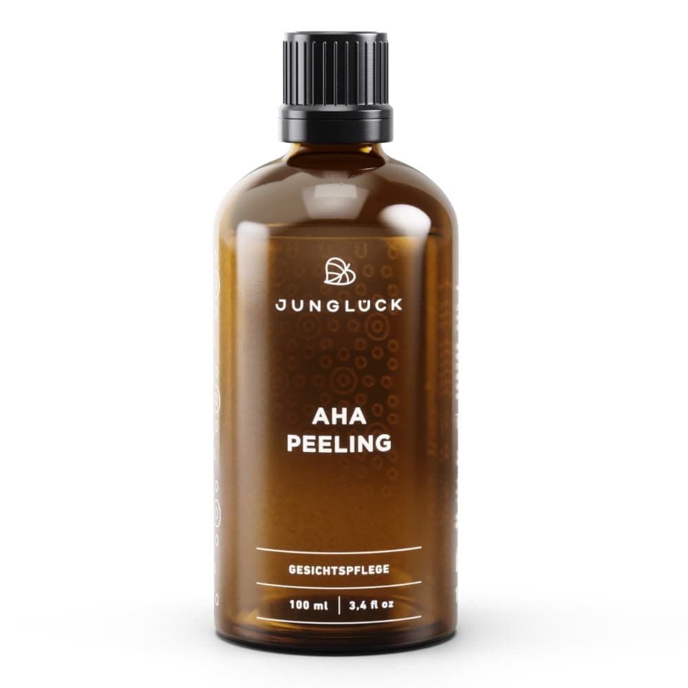 JUNGLÜCK AHA Peeling Gesicht Vegan - Nachtregen für glatte und feuchtige Haut
| JUNGLÜCK AHA Peeling Gesicht - Mildes F