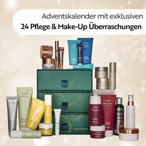 M. Asam Adventskalender 2025 - Make-up Adventskalender für Beauty-Liebhaber im Wert von 225 €, 24 Beauty-Überraschungen,