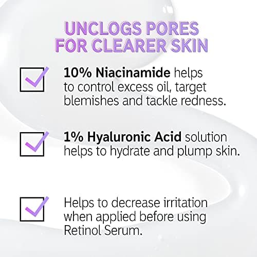 The INKEY List 10% Niacinamid-Serum, venezian, hauteigenschaftlich für alle Hauttypen, reduziert überschüssiges Öl, AM/