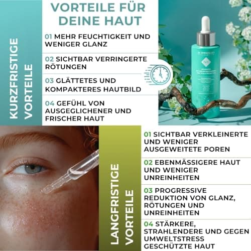 Gesichtsserum Niacinamid Aufhellend Für fettige & unreine Haut
| Gesichtsserum Porenverfeinernd 100ml NIACINAMID BIOMat