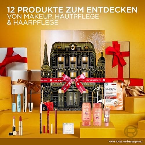 L'Oréal Paris Geschenkset 2025: 12 Beauty-Überraschungen für kleine Luxusmomente
| L'Oréal Paris Weihnachtsgutschein: 1