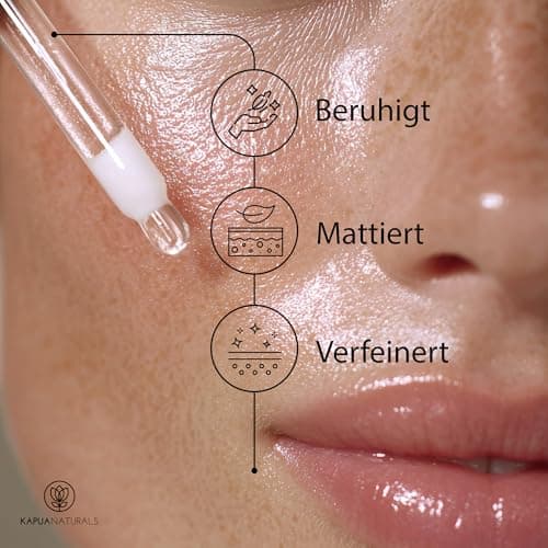 BIO Azelainsäure Serum Hochdosiert für Unreine und Sensible Haut • 100ml • Klärendes Serum mit Azelaic Acid, Panthenol