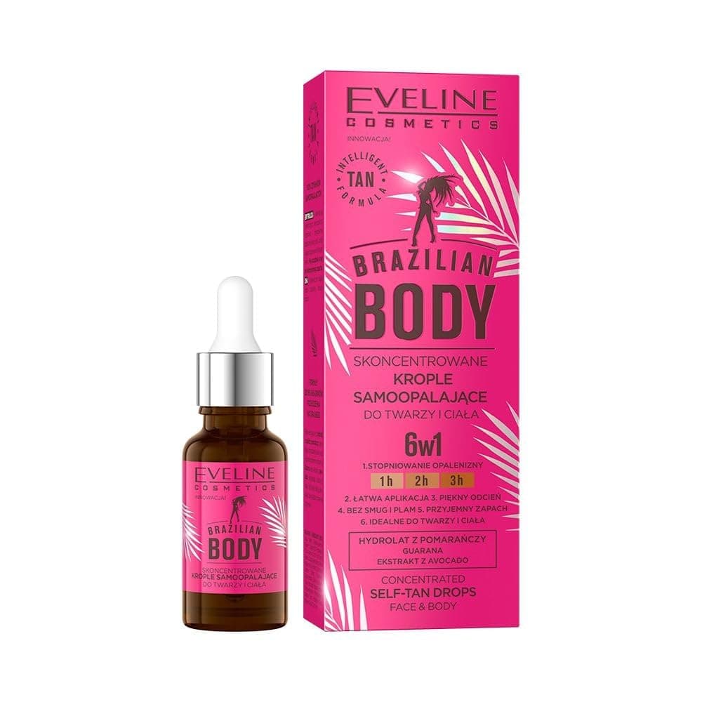 Eveline Cosmetics Brazilian Body Selbstbräunungs-Tropfen für aktive Frauen - Outdoor Aktivität & Sonnenschutz
| Eveline