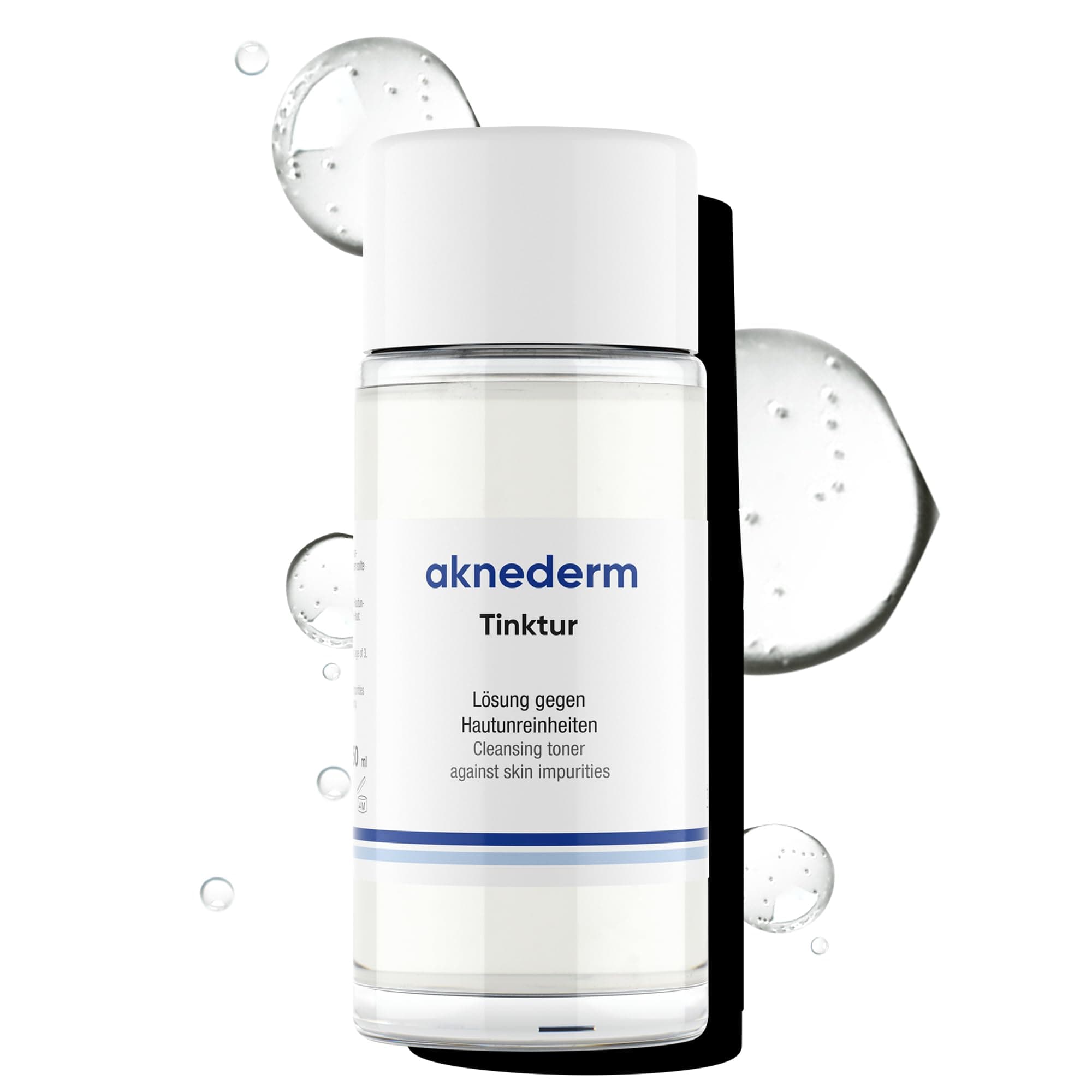 aknederm Tinktur 50ml - mit Lactic Acid/Milchsäure (AHA) und Salizylsäure (BHA) - sanfte porentiefen Hautreinigung für t