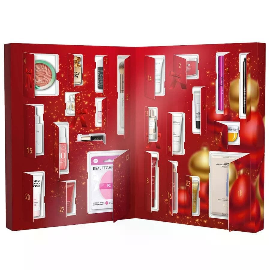 Douglas Adventskalender 2025 Pflege-Produkte fürMAKE-UP & DUFT - MAC, Estee Lauder, MCM, Bobbi Brown, NEONAILS, Clarins,