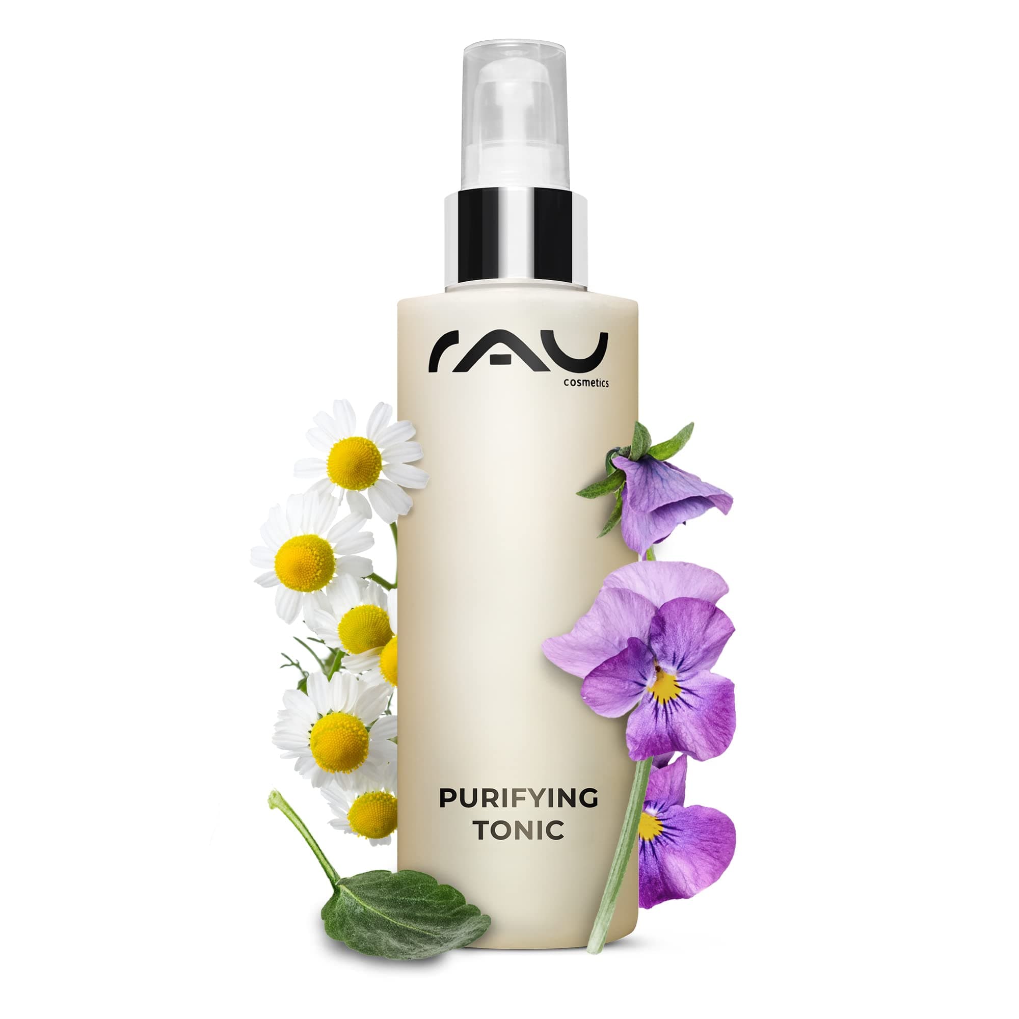 RAU Cosmetics Zink Gesichtswasser - Purifying Tonic für Mischhaut & fette Haut - Gesichtsreinigung gegen Pickel 200 ml -