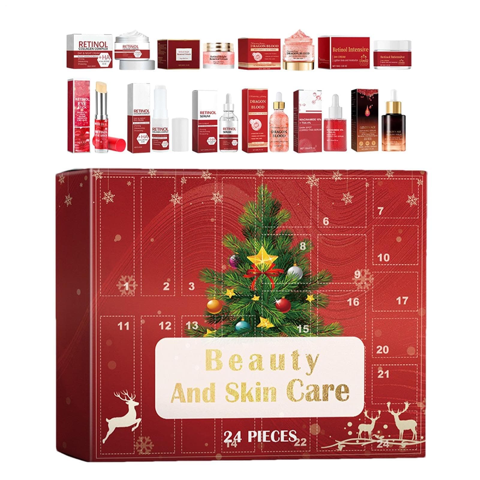 Beauty Adventskalender 2025 Feuchtigkeitsspendende Gesichtscreme Für Frauen Geschenkset Weihnachtsgeschenke Für Frauen