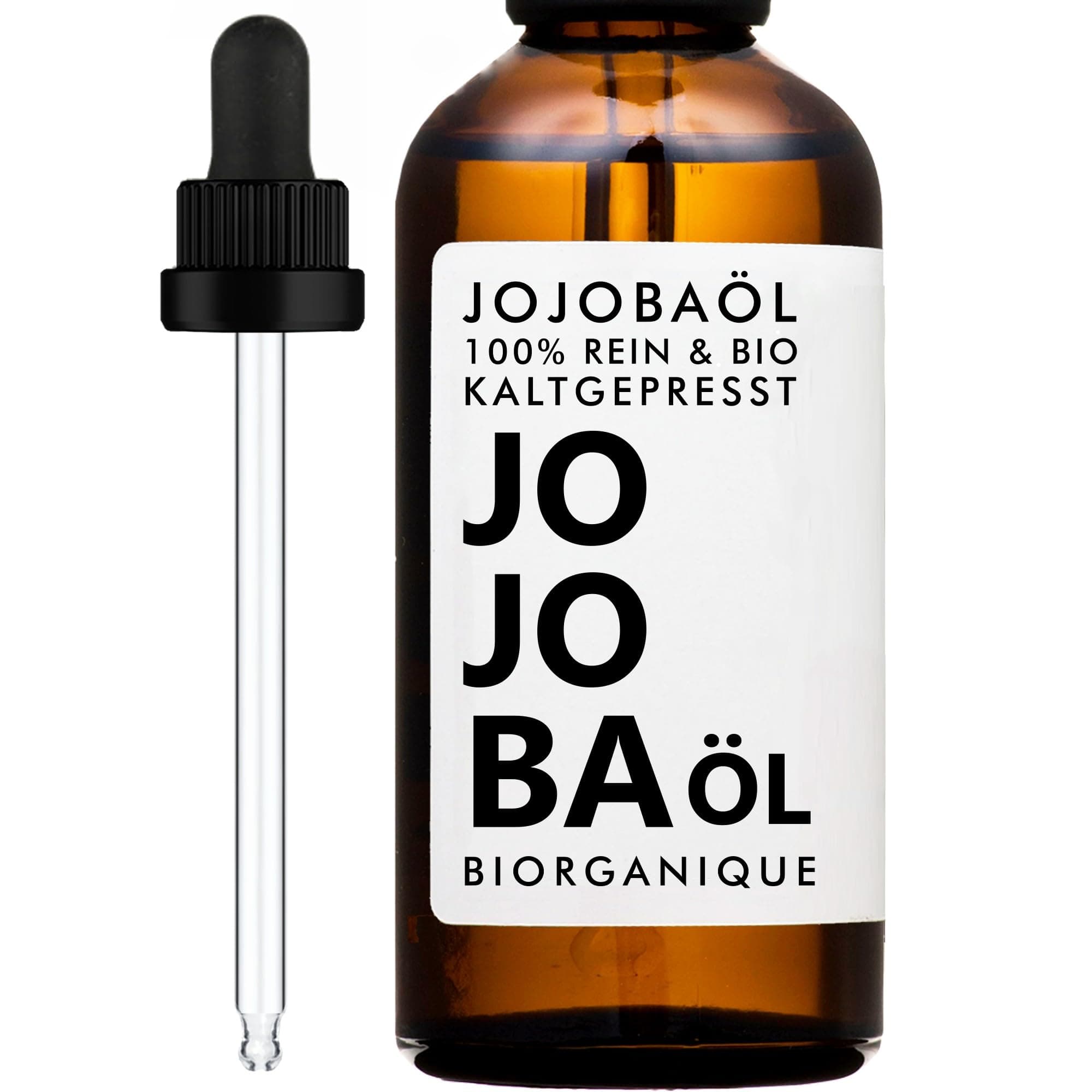 Jojobaöl BIO | 100% rein, natürlich und kaltgepresst | Pflege für Gesicht, Haare & Bart | 50 ml | Vegan & Cruelty Free |