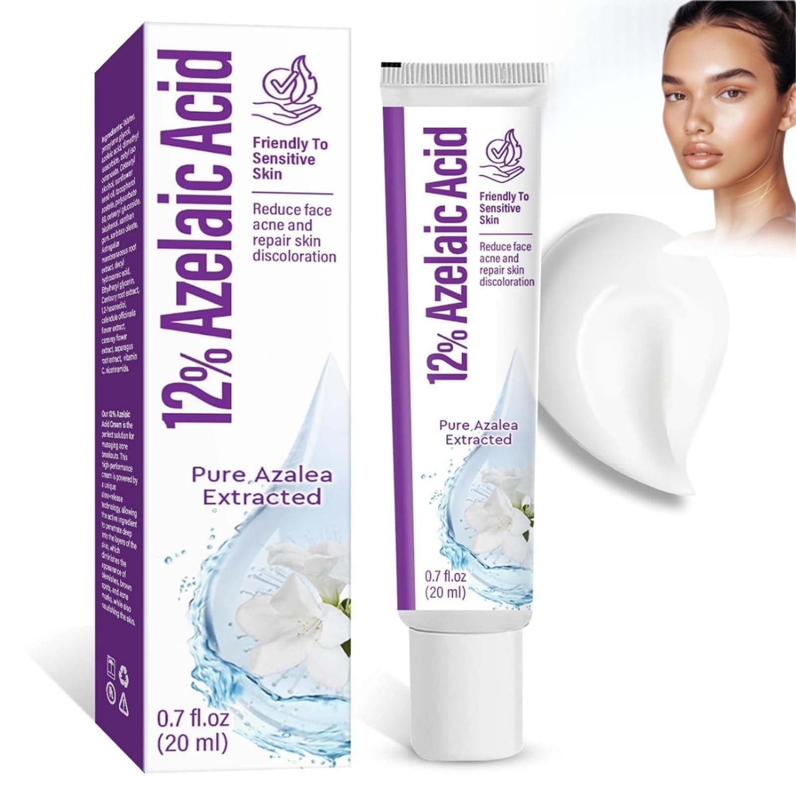 Azelainsäure Serum 12% für reife Haut mit Hyaluronsäure & Niacinamid
| Azelainsäure Serum 12% gegen Unreinheiten & Rötu