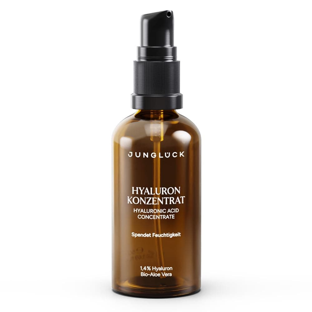 JUNGLÜCK Hyaluron Serum Hochdosiert für Altbewohner - Anti Aging Serum zur Verringerung von Trockenheitsfältchen
| JUNG