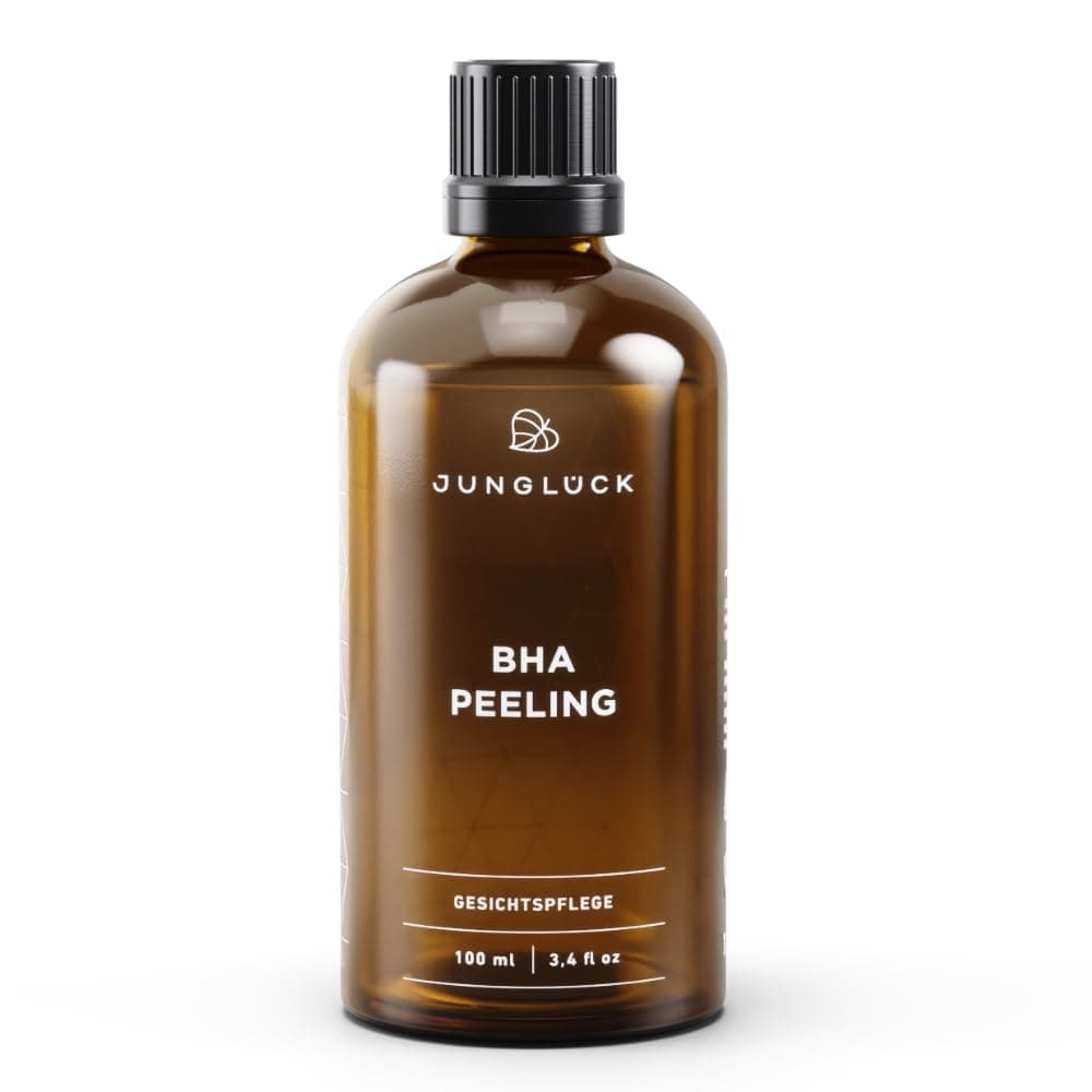 JUNGLÜCK 2% BHA Speeling Gesicht für unreine oder Mischhaut - Salicylsäure, BIO Aloe Vera, pore cleansing, shine reducin