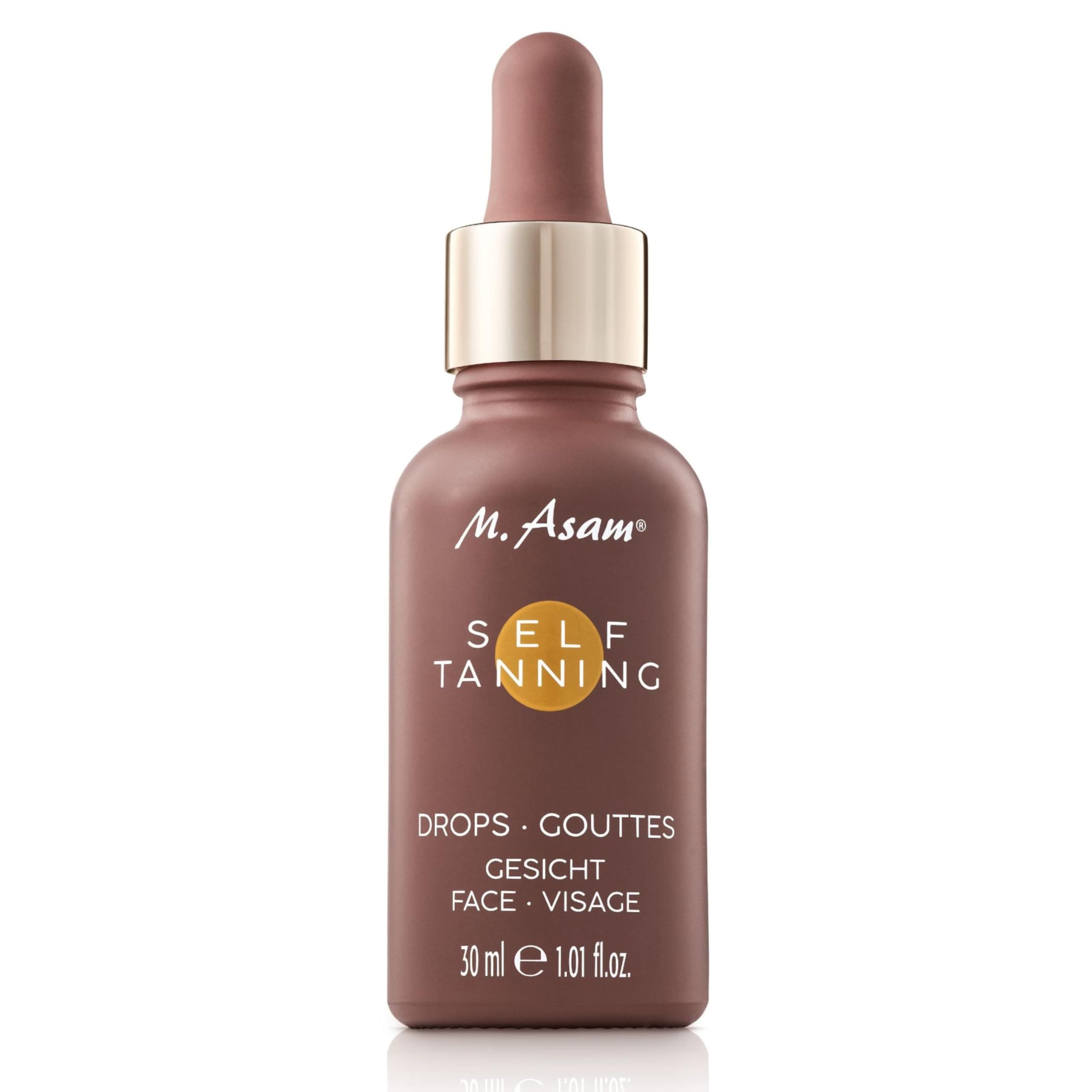 M. Asam SUN Self Tanning Drops 30 ml - Flüssiges Selbstbräuner-Konzentrat für individuelle Intensität & streifenfreies E