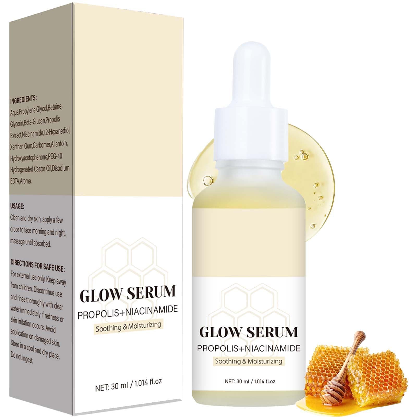 Niacinamide Serum - Feuchtigkeit Ölregulierung Gesichtserratung für Damen - Propolis - Skin Reinigung Erleichterte Pfleg